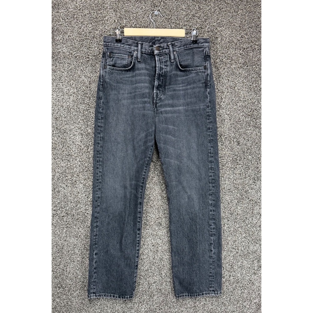 Acne Studios 1996 Jeans Mens 30/32 (Fits 30/30) Ash Black Denim Made In Italy